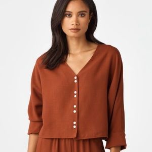 VETTA Capsule Doleman Top - Rust